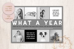 PSD Year In Review Photo Card Template #7 Product Image 3