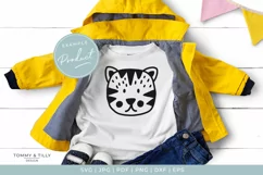 Scandinavian Style Cat - Cute Nursery Kids SVG Cut File Product Image 1