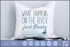 What Happens On The River SVG | River Saying SVG Product Image 1