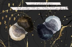 Ink & Abstract Glitter Shapes Product Image 9