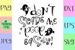 Dont scare me i poop easily svg, halloween baby svg Product Image 2