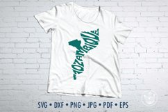 Mozambique SVG cut file in the country shape Product Image 2