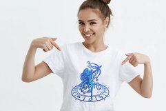 Sagittarius png zodiac sign floral vintage boho 3 PNG Product Image 4