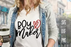 Boy Maker - Heart, Mama, Mother, Mom, Boy, arrow, mom, SVG Product Image 2