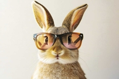 Cool bunny with glasses on the eve of Easter Product Image 1