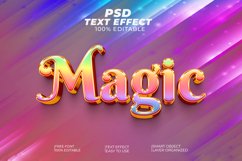 Magic PSD 3d psd text effect style editable Product Image 1