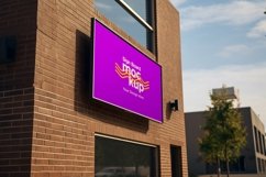 Sign Board Mockup on Building Wall Product Image 1