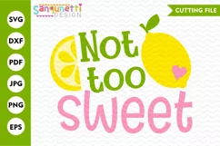 Not too sweet lemon | Lemon SVG Product Image 1
