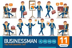 Businessman Vector Graphic Set Product Image 1