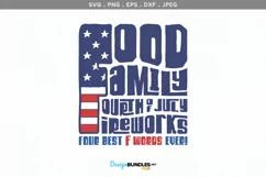 Food, Family, Fourth of July, Fireworks - svg, printable Product Image 2