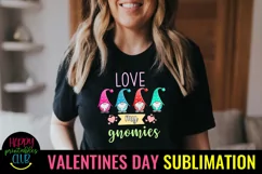 Love My Gnomies I Valentines Day Gnome Sublimation Product Image 3