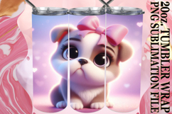 BRIGHT ESCAPES 20oz TUMBLER WRAP, 3D Dog Product Image 1