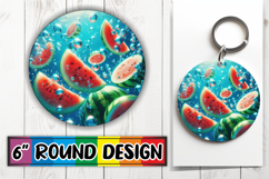 Unique Circle Designs for Gifts PNG, 3D Fruits Product Image 1