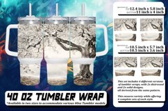 Bright Spring Tree Pattern Tumbler Wrap Product Image 1