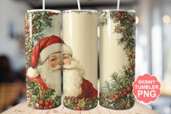 Santa Christmas Tumbler | Christmas Tumbler Wrap Product Image 1