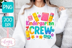 Kindergarten crew shirt PNG, Pre school Teacher sublimation Product Image 4