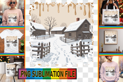 Bright TSHIRT Ideas Magic PNG, Winter Product Image 1