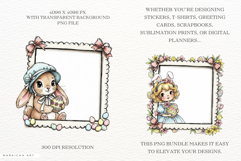 Easter Animals With Frames Clipart Product Image 2