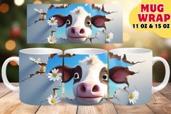 Springtime Mug Wrap Wonders: Sublimation Artistry Product Image 1