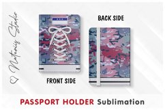 2 Sneaker patterns - Passport Holder sublimation. Product Image 4