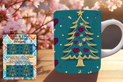 Trendy 11oz Mug Wrap Png Design , Holiday Product Image 1