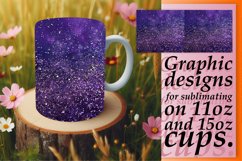 Blossom Leopard Glitter Mug Sublimation Product Image 1