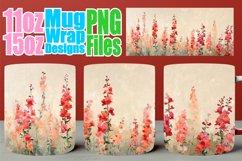 Spring Blossom Sublimation Mug Wraps 11oz 15oz - Delightful Product Image 1