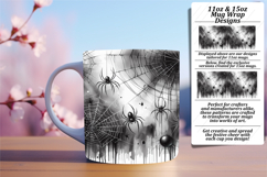 Vivid 11oz Mug Wrap Png Artwork , Halloween Product Image 1