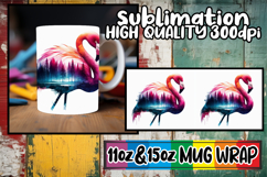 Radiant dreams 11oz 15oz mug wrap, Animals Art Product Image 1