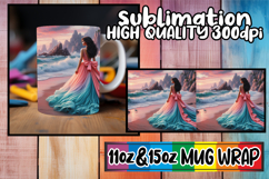 Unique sunsets 11oz 15oz sublimation wrap, Women Product Image 1