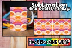 Bright Abstract Springtime Mug Wrap 11oz 15oz Sublimation Product Image 1