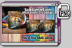 Serene Stained Glass Mug Wrap Impressions 11oz/15oz Product Image 1