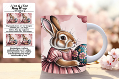 DYNAMIC PNG for 11oz Mug Wrap , Easter Bunny Product Image 1