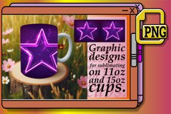 Neon Marvels: 15oz Mug Sublimation Extravaganza 11oz Product Image 1