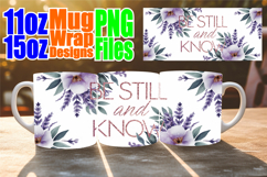 Blissful reflections 11oz 15oz sublimation wrap, Christian Product Image 1