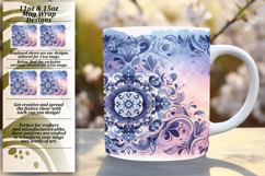 Magical 11oz Mug Wrap Png Design , Watercolor Patter Product Image 1