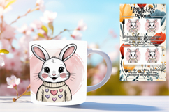 BEAUTIFUL PNG for 15oz Mug Wrap , Valenines Animals Product Image 1