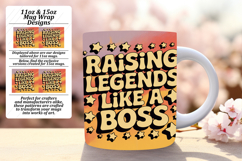 Serene 11oz Mug Wrap Png Design , Father's Day Product Image 1