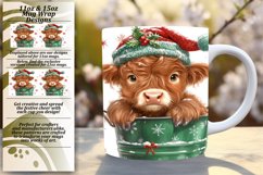 Glamorous 15oz Mug Wrap Png Artwork , Christmas Product Image 1