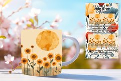 Minimalist Modern Boho Mug Wrap 11oz 15oz Product Image 1