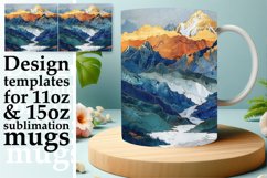 Glittery Lavender Fields Mug Pattern: Spring Sublimation Product Image 1