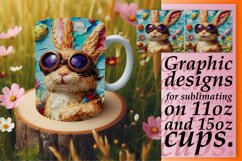 Adorable Easter Animal Mug Wraps: 3D Sublimation Edition Product Image 1