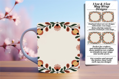 CUSTOM PNG Mug Wrap Design 11oz , Flowers Product Image 1