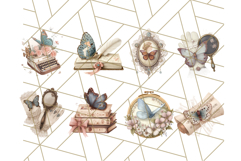 Vintage Butterfly PNG Clipart, Fairytale Cottagecore Images Product Image 8