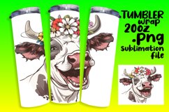 Colorful Bovine Tumbler Sublimation - 20oz Product Image 1