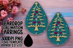 Vibrant Teardrop Design for Earrings , Holiday Product Image 1