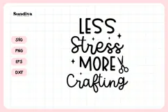 Funny Crafting Quote SVG For Crafter | More Crafting Product Image 3