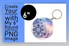 Playful Circle PNG for Sublimation , Watercolor Patter Product Image 1