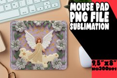 Blissful Mouse Pad Sublimation Magic, 3D Xmas Product Image 1