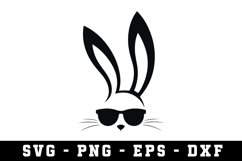 Bunny Ear &amp; Face SVG | SVG Cut files | Cricut Product Image 1